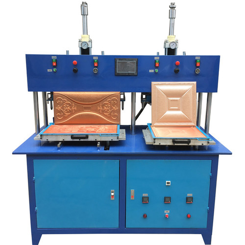 Double position leather carving machine