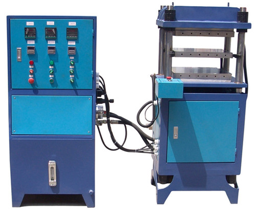 YJ-B02双层四柱式矽胶商标成型机 Four-column  silicon trademark Machine
